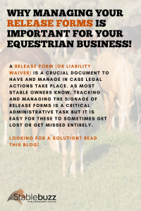 Release Forms for Equestrian